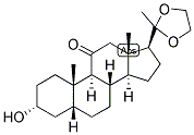 5-BETA-PREGNAN-3-ALPHA-OL-11,20-DIONE 20-ETHYLENEKETAL