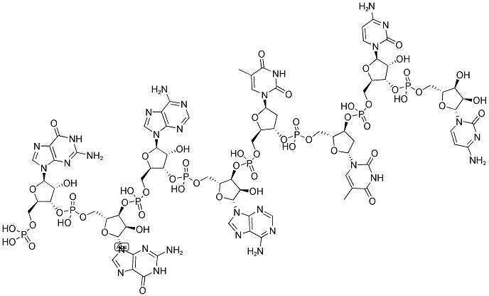 ECOR I LINKER, 5'-PHOSPHORYLATED Structure