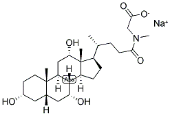 5-BETA-CHOLANIC ACID-3-ALPHA, 7-ALPHA, 12-ALPHA-TRIOL SARCOSINE SODIUM SALT