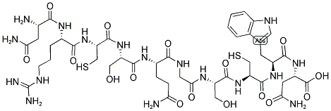 H-ASN-ARG-CYS-SER-GLN-GLY-SER-CYS-TRP-ASN-OH