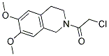 2-(CHLOROACETYL)-6,7-DIMETHOXY-1,2,3,4-TETRAHYDROISOQUINOLINE Struktur