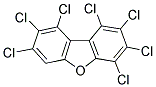 1,2,3,4,7,8,9-HEPTACHLORODIBENZOFURAN Struktur