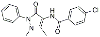 N-(2,3-DIMETHYL-5-OXO-1-PHENYL(3-PYRAZOLIN-4-YL))(4-CHLOROPHENYL)FORMAMIDE|