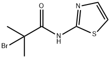 2-BROMO-2-METHYL-N-(1,3-THIAZOL-2-YL)PROPANAMIDE Struktur