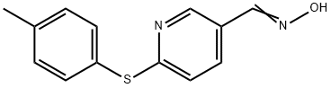 6-[(4-METHYLPHENYL)SULFANYL]NICOTINALDEHYDE OXIME Struktur