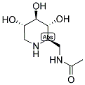 2-ACETAMIDO-1,2-DIDEOXYNOJIRIMYCIN Struktur