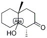 4A,10B-DIMETHYL-5-HYDROXYDECAL-3-ONE Struktur
