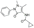 N-(2,3-DIMETHYL-5-OXO-1-PHENYL(3-PYRAZOLIN-4-YL))CYCLOPROPYLFORMAMIDE|