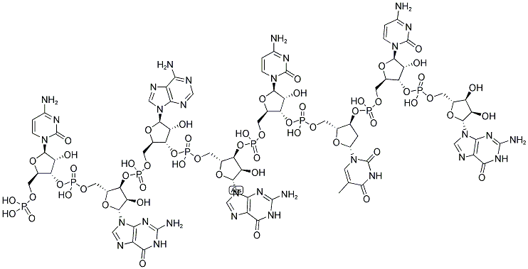 CGAGCTCG, 5'-PHOSPHORYLATED Structure