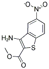 METHYL 3-AMINO-5-NITROBENZO[B]THIOPHENE-2-CARBOXYLATE Structure