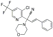 2-[3-CHLORO-5-(TRIFLUOROMETHYL)-2-PYRIDINYL]-2-MORPHOLINO-4-PHENYL-3-BUTENENITRILE|