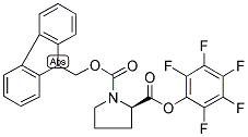 FMOC-D-PRO-OPFP Structure