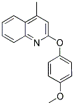 2-(4-METHOXYPHENOXY)-4-METHYLQUINOLINE Struktur