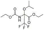 ETHYL 2-[(ETHOXYCARBONYL)AMINO]-3,3,3-TRIFLUORO-2-ISOPROPOXYPROPANOATE Structure