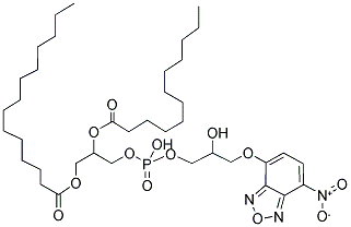 1-MYRISTOYL-2-[12-[(7-NITRO-2-1,3-BENZOXADIAZOL-4-YL)AMINO]DODECANOYL]-SN-GLYCERO-3-[PHOSPHO-RAC-(1-GLYCEROL)] (SODIUM SALT)