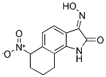 6,7,8,9-TETRAHYDRO-5-NITRO-1H-BENZ[G]INDOLE-2,3-DIONE 3-OXIME Struktur