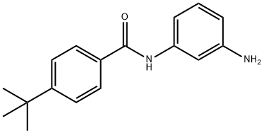 N-(3-アミノフェニル)-4-(TERT-ブチル)ベンズアミド 化學(xué)構(gòu)造式