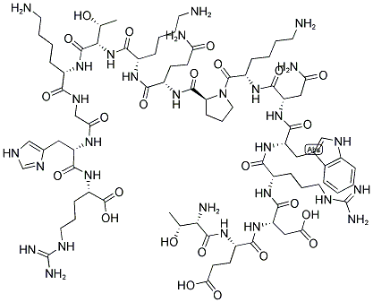 THR-GLU-ASP-ARG-TRP-ASN-LYS-PRO-GLN-LYS-THR-LYS-GLY-HIS-ARG Struktur