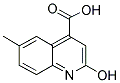 2-HYDROXY-6-METHYL-4-QUINOLINECARBOXYLIC ACID Struktur