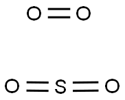 SULFUR DIOXIDE, OXYGEN Struktur