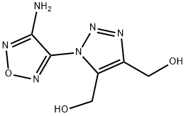 [3-(4-AMINO-FURAZAN-3-YL)-5-HYDROXYMETHYL-3H-[1,2,3]TRIAZOL-4-YL]-METHANOL Struktur