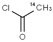 ACETYL CHLORIDE, [2-14C] Struktur