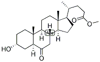 5-ALPHA-CHOLANIC ACID-3-ALPHA-OL-6-ONE METHYL ESTER
