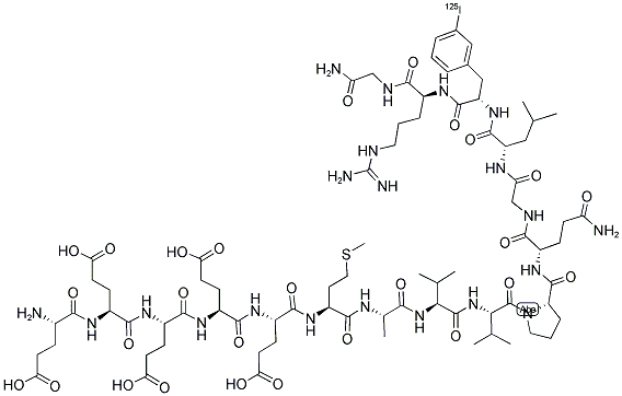[125I]-CHROMOGRANIN A (286-301) (HUMAN) Struktur