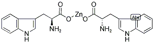 ZINC TRYPTOPHANATE Struktur