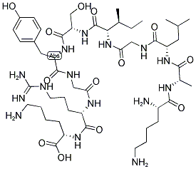 LYS-ALA-LEU-GLY-ILE-SER-TYR-GLY-ARG-LYS Struktur