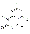 5,7-DICHLORO-1,3-DIMETHYL-1,2,3,4-TETRAHYDROPYRIDO[2,3-D]PYRIMIDINE-2,4-DIONE Struktur