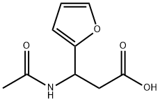 3-(ACETYLAMINO)-3-(2-FURYL)PROPANOIC ACID Struktur