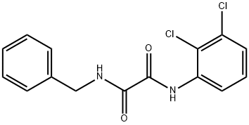 N1-BENZYL-N2-(2,3-DICHLOROPHENYL)ETHANEDIAMIDE Struktur