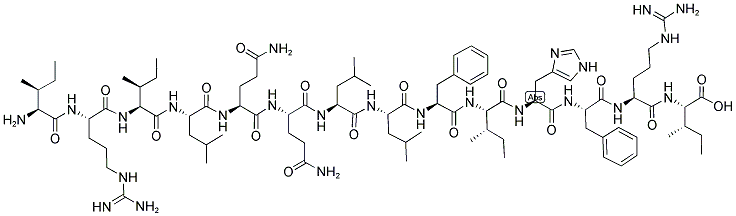 ILE-ARG-ILE-LEU-GLN-GLN-LEU-LEU-PHE-ILE-HIS-PHE-ARG-ILE Struktur
