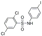 N-(2,5-DICHLOROPHENYL)SULFONYL(4-IODO)ANILINE Structure