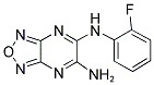 N-(6-AMINO[1,2,5]OXADIAZOLO[3,4-B]PYRAZIN-5-YL)-N-(2-FLUOROPHENYL)AMINE Structure