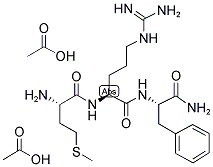 L-MET-ARG-PHE NH2 2CH3COOH Struktur