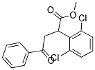 METHYL 2-(2,6-DICHLOROPHENYL)-4-OXO-4-PHENYLBUTANOATE Struktur