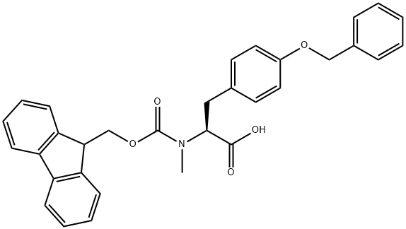 FMOC-N-ME-TYR(BZL)-OH, 428868-52-4, 結(jié)構(gòu)式