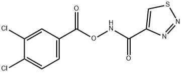N-[(3,4-DICHLOROBENZOYL)OXY]-1,2,3-THIADIAZOLE-4-CARBOXAMIDE|
