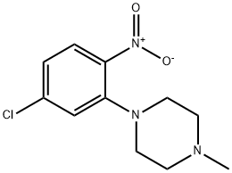 1-(5-CHLORO-2-NITRO-PHENYL)-4-METHYL-PIPERAZINE Structure