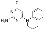 4-CHLORO-6-[3,4-DIHYDRO-1(2H)-QUINOLINYL]-2-PYRIMIDINAMINE Struktur