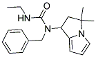 N-BENZYL-N-(2,3-DIHYDRO-3,3-DIMETHYL-(1H)-PYRROLIZIN-1-YL)-N'-ETHYLUREA Struktur
