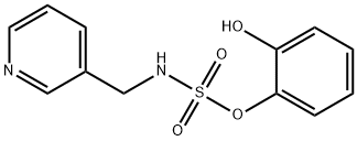 2-HYDROXYPHENYL-N-(3-PYRIDINYLMETHYL)SULFAMATE Struktur