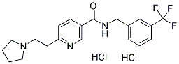 6-[2-(PYRROLIDIN-1-YL)ETHYL]-N-[3-(TRIFLUOROMETHYL)BENZYL]PYRIDINE-3-CARBOXAMIDE, DIHYDROCHLORIDE