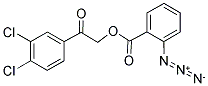 2-(3,4-DICHLOROPHENYL)-2-OXOETHYL 2-AZIDOBENZOATE Struktur