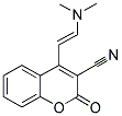 4-[(E)-2-(DIMETHYLAMINO)ETHENYL]-2-OXO-2H-CHROMENE-3-CARBONITRILE Structure