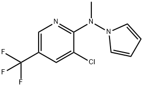 3-CHLORO-N-METHYL-N-(1H-PYRROL-1-YL)-5-(TRIFLUOROMETHYL)-2-PYRIDINAMINE Struktur