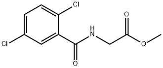 METHYL 2-[(2,5-DICHLOROBENZOYL)AMINO]ACETATE Struktur
