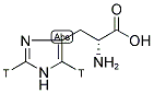 D-HISTIDINE, [RING-2,5-3H]- Struktur